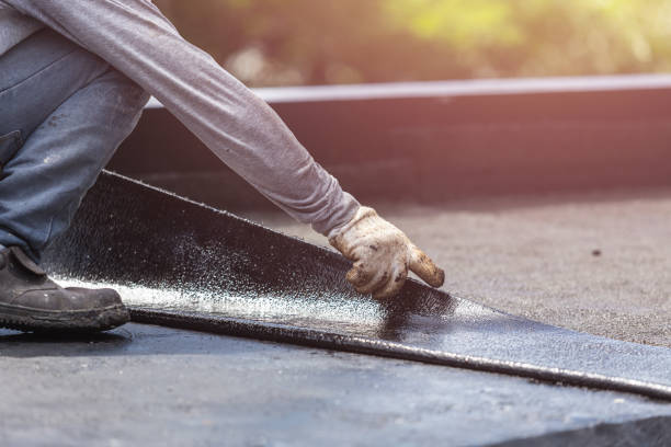 Professional Exterior Waterproofing technician working in Oakfield, NY